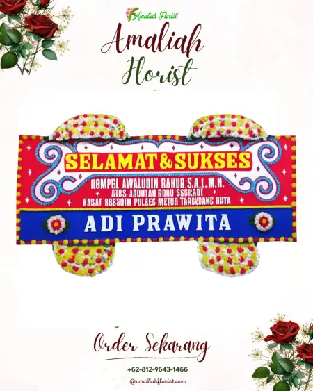 Papan Bunga Ucapan Selamat Jerukan